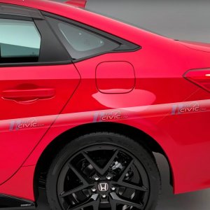 2022 Honda Civic Rallye Red