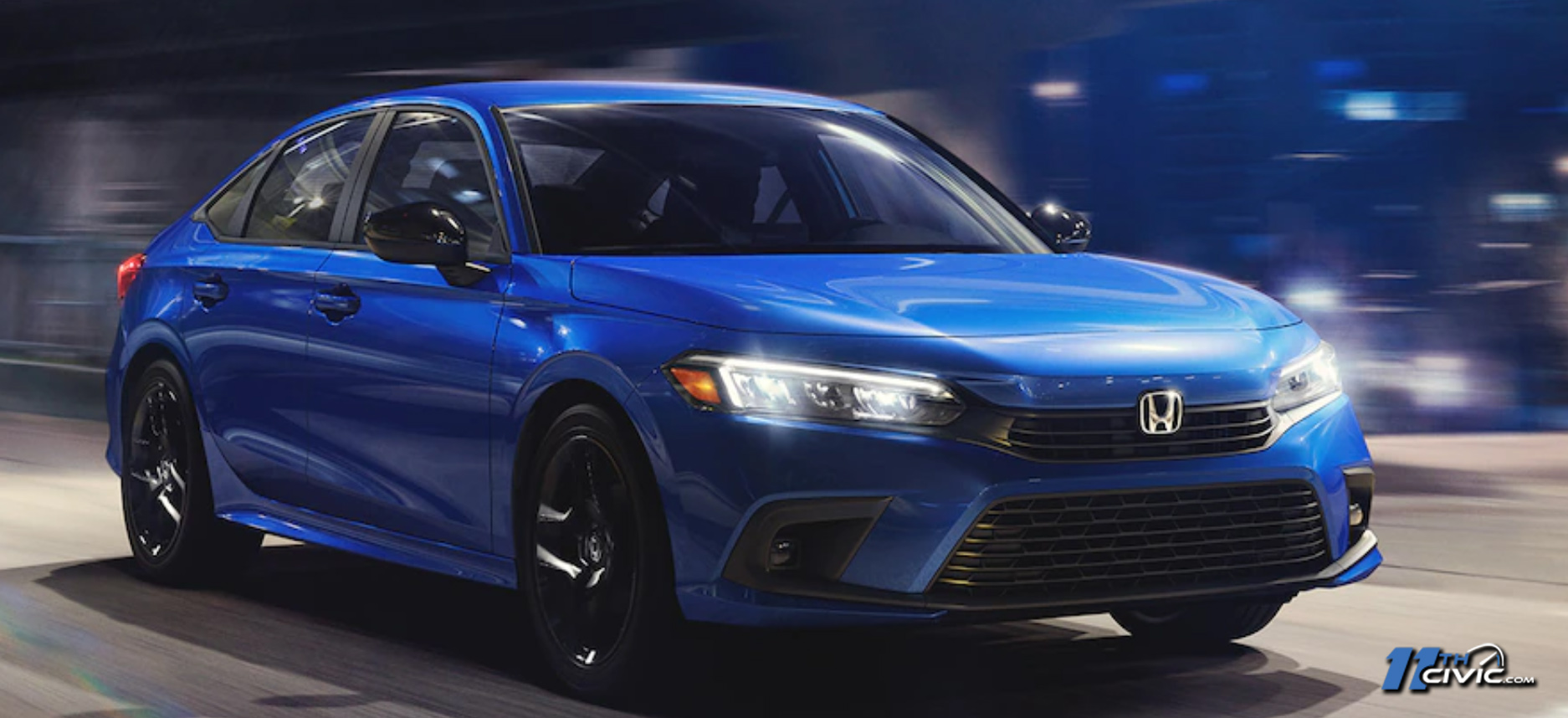 2022 Honda Civic Ex Aegean Blue